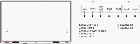 Интерактивная панель EXELL EXID-651A: 65"